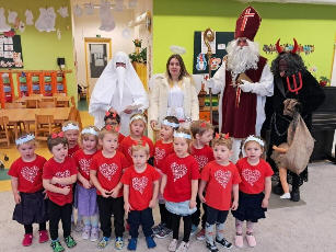 Srdíčka - návštěva Mikuláše v MŠ
